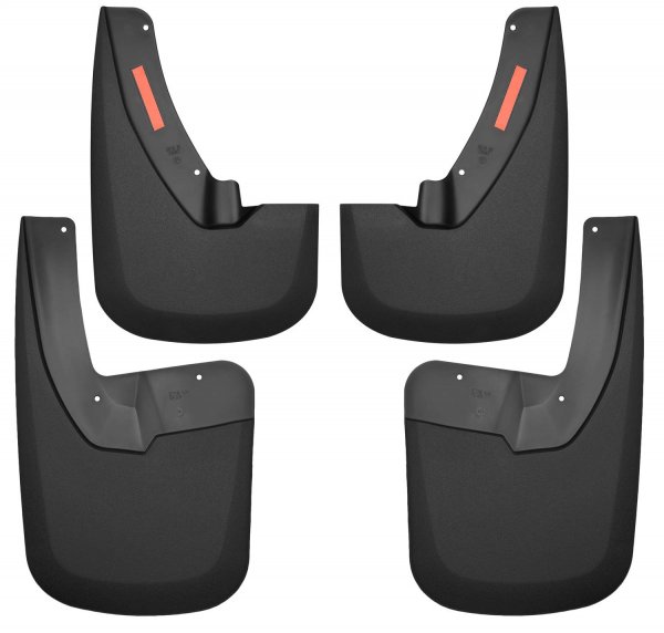 Husky 58186 Liners Front And Rear Mud Guard Set For 09-19 Various Dodge Ram