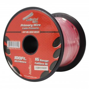 Audiopipe AP16100RD 16 gauge 100ft Red primary wire