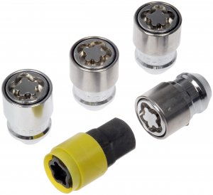 Dorman 712-281 1/2-20 Wheel Lock Set Compatible with Select Models, 5 Pack