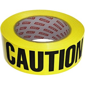 SWRT 1 Roll Premium Yellow Caution Tape, 3 Inch x 1000FT Halloween Decor
