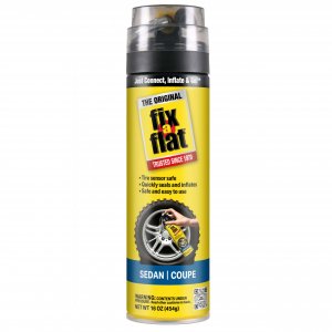 Fix-A-Flat S60420 Aerosol Emergency Flat Tire Repair and Inflator, for Standard Tires, Eco-Friendly Formula, Universal Fit for All Cars, 16 oz. (Pack of 1)