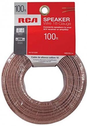 RCA AH18100R 18-Gauge Speaker Wire (100ft)
