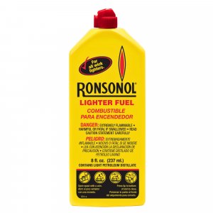 Ronson Lighter Fuel 8 fl oz – Lighter Fluid Refill for Wick Lighters, Clean-Burning Fuel for Refillable Lighters, Outdoor, Camping & Everyday Use, Precision Pour Spout