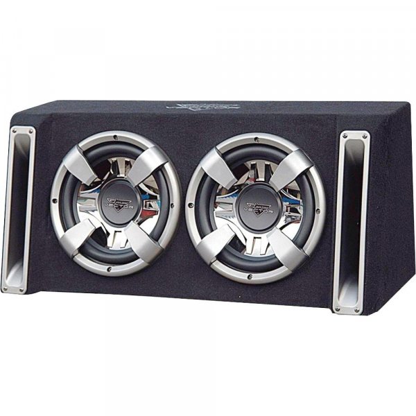 Lanzar VCHB212 12" 2400 Watt Slim Dual Car Subwoofer Bass Box