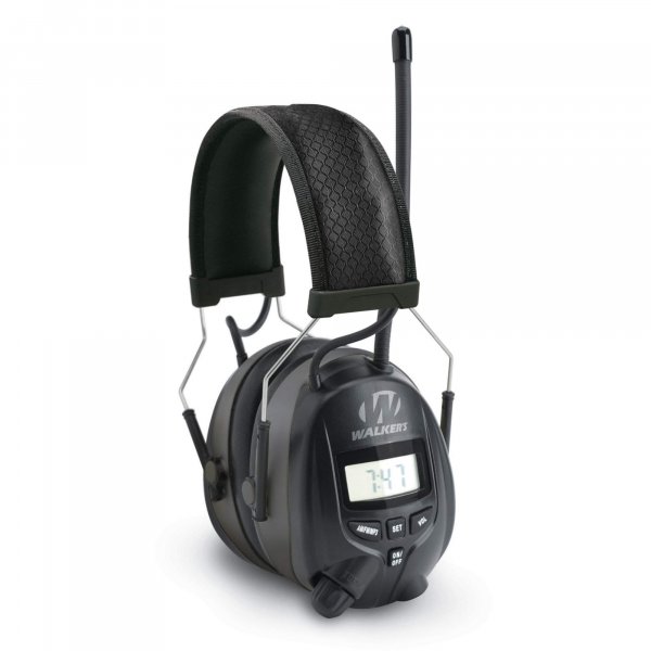 Walker's GWPRDOM Am/Fm Radio Muff With Digital Display