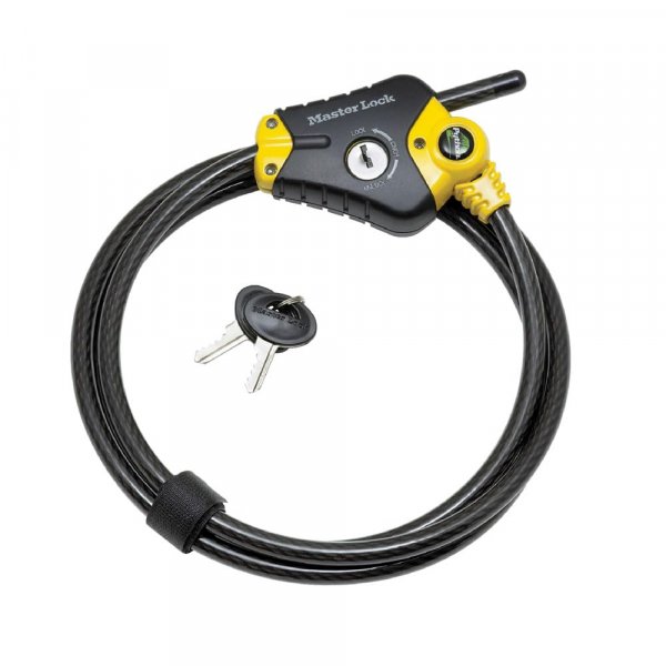 Master Lock 6' Python Cable Lock for Trail Cameras, Kayaks 8413DPF