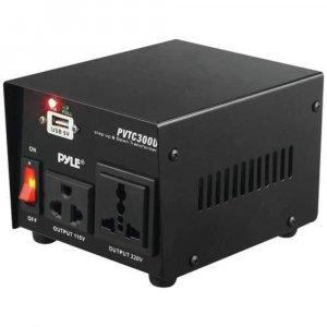 Pyle PVTC300U 300W Step Up & Down Voltage Converter Transformer AC 110/220 V