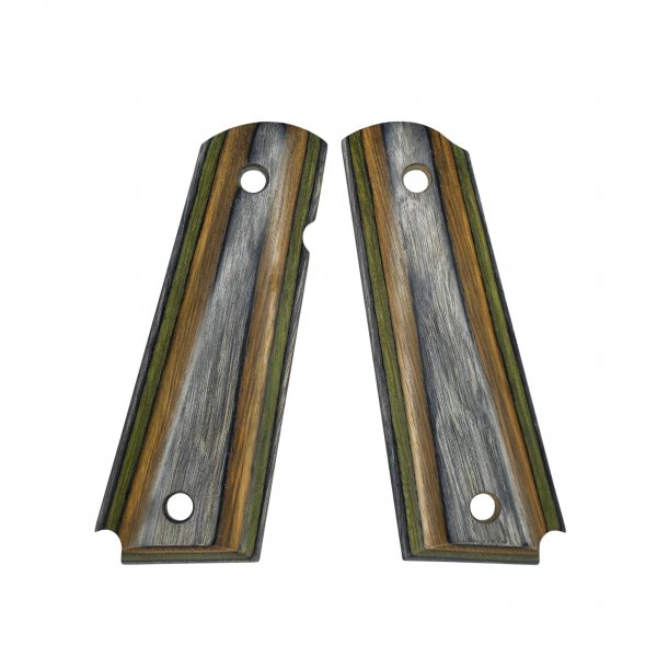 Hogue 45410 Govt Model 1911 Lamo Camo Panels Smooth Wood Grips