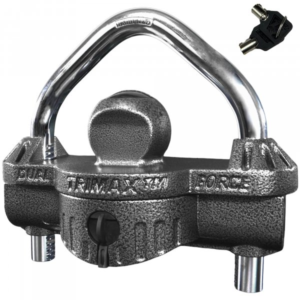 Trimax UMAX50D Universal Dual Purpose Trailer Coupler and U-Lock