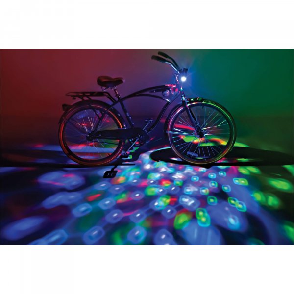 Brightz Disco Bike Lights, RGB LED Bicycle Light for Burning Man