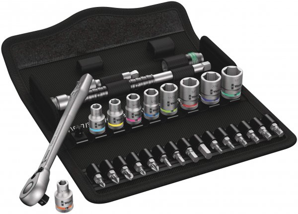 Wera 05004021001 SAE 1/4 Drive Ratchet Set (28 Piece)