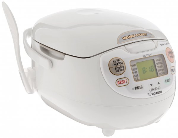 Zojirushi Ns ZCC10 Neuro Fuzzy Rice Cooker and Warmer (White)