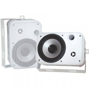Pyle PDWR50W 500 Watt 6.5" Indoor/Outdoor Waterproof Speakers (White) (Pair)