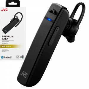 JVC HAC300 In-Ear Wireless Bluetooth Single-Ear Mono Headset with Microphone