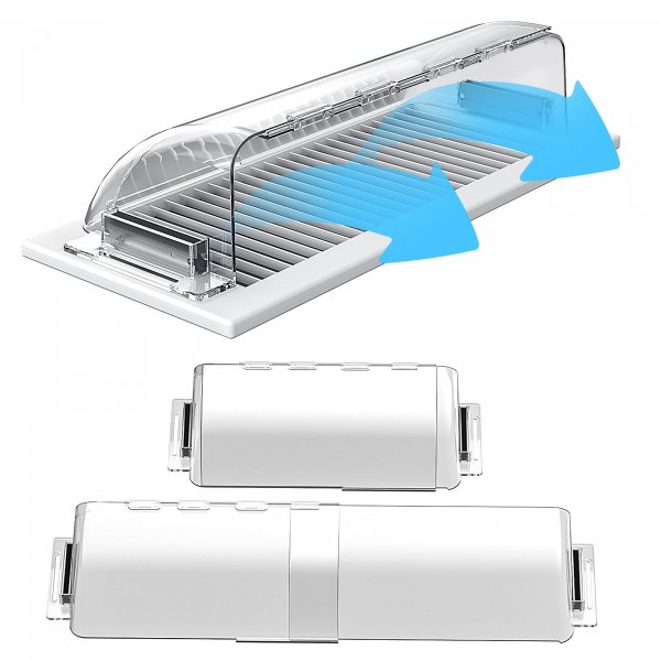 Wea&Hea Magnetic Air Vent Deflector 9"-15.5" for Metal Registers 2 Pack