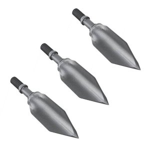 G5 Outdoors Striker V2 BMP Practice Broadheads 100 Grain 3 Pack, Silver