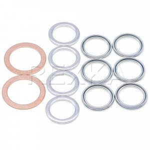 Rexka 12pcs Transfer & Differential Service Gasket Kit Compatible with Toyota Lexus 4Runner Land Cruiser Tundra Tacoma FJ Cruiser Highlander RAV4 Sequoia Sienna 1215710010 9043024003 90430A0003