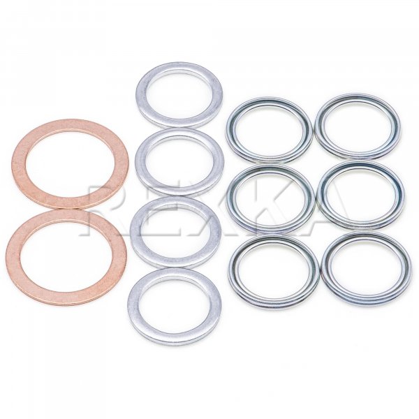 Rexka 12pcs Transfer & Differential Service Gasket Kit Compatible with Toyota Lexus 4Runner Land Cruiser Tundra Tacoma FJ Cruiser Highlander RAV4 Sequoia Sienna 1215710010 9043024003 90430A0003