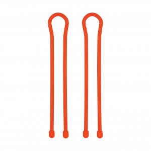 Nite IZE GT18-31-2R3 Original Gear, Reusable Rubber, 18 Inch, 2-Pack, Bright Orange, Made in The USA Twist Tie, 2 Count (Pack of 1)