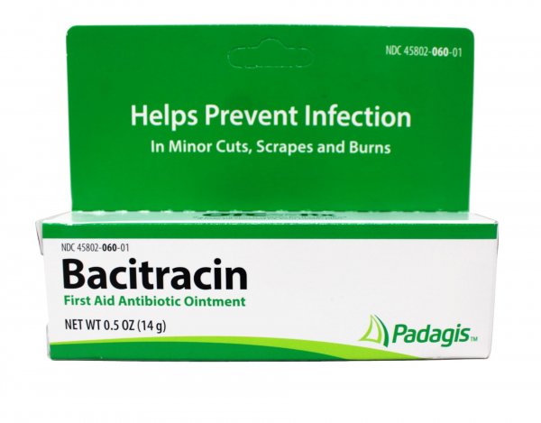 Bacitracin First aid Antibiotic Ointment, USP - 1/2 Oz