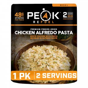 Peak Refuel Chicken Alfredo Freeze-Dried Meal, 48g Protein, 2 Servings