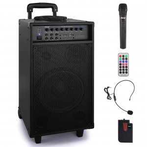 Pyle PWMA1090UI 800 Watt Portable PA Sound System w/ iPod/iPhone dock