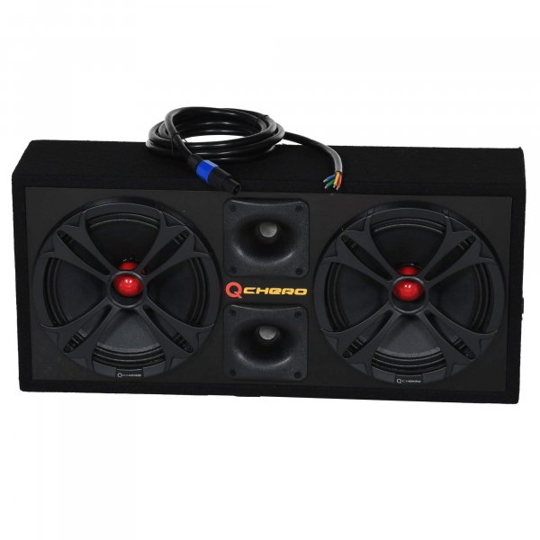 QPower QCHERO10 Loaded Chuchero (2) 10" speakers & (2) SuperZTweeters