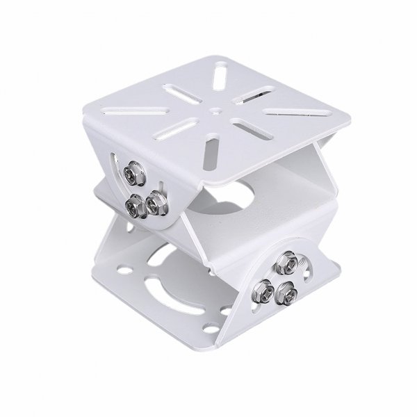 WiTi Universal Joint Mount for Security Camera, 3-Axis Bracket Adjustable Solid Metal Base,Connector Suitable for CCTV Cameras Installation Indoor and Outdoor
