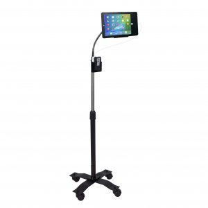 Cta Digital PADSCGS Compact Security Floor Stand w/Lock & Key for iPadÂ®/Tablet