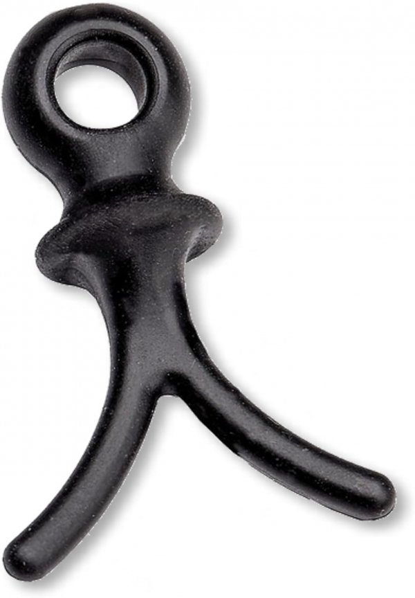 Pine Ridge Archery Wishbone Bow String and Cable Dampener for Noise Reduction and Vibration Control - Black - Pack of 12