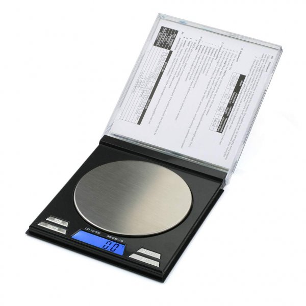 AWS CDV2500 CD Series Compact Gram Digital Pocket Scale Black 500g X 0.1g