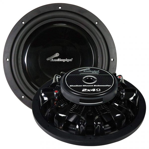 Audiopipe TSFA120 12" Shallow Mount Woofer 500W Max 4 Ohm DVC