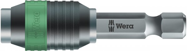 Wera 05052502001 889/4/1 K Rapidaptor Universal Bit Holder 1/4" Hex Drives 2"