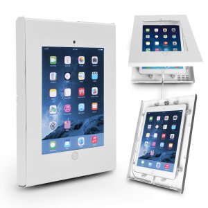 Pyle PSPADLKW06 iPad Wall Mount Display Secure Tablet Case Works with iPad 2/3/4