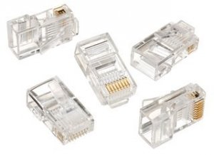 Ideal 85-346 RJ45 8P8C Mod Plugs (Card of 25)