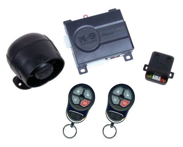 K9CLASSICEDP2 Car Alarm K9 (2) 4-Button Rem.Shock Sensor;Data Port