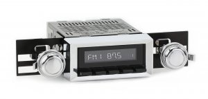 RetroRadio Compatible with 1973-87 Chevrolet C/K Series Truck Features Include Bluetooth, AUX, AM/FM LAB-M1-116-03P-73PC1