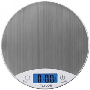 Taylor Precision Products 389621 Stainless Steel Digital Kitchen Scale