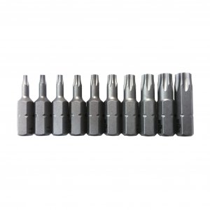 Wiha 72595 Blister Pack Torx Insert Bit Set, 10 Pc