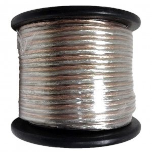 Audiopipe CABLE10100CL 10 Gauge Speaker Cable 100ft Clear