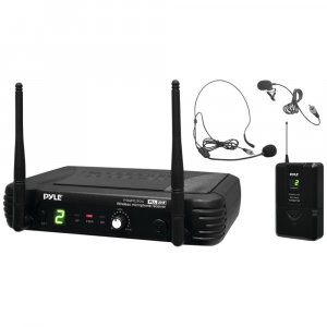 Pyle PDWM1904 Premier Pro UHF Wireless Body-Pack Transmitter Microphone System