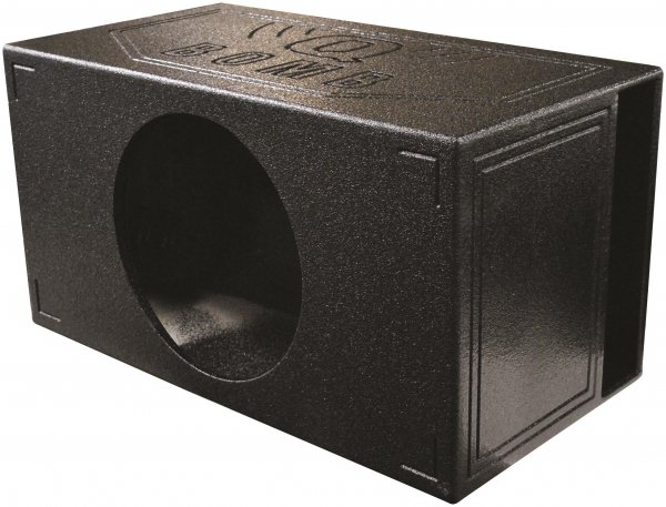 QPower Single 15" Extra Large Vented QBOMB QBOMB15VLSINGLE