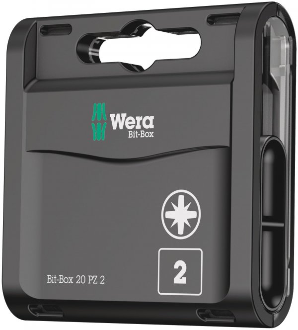 Wera 05057760001 Bit-Box Holds (20) Pozidriv Bits