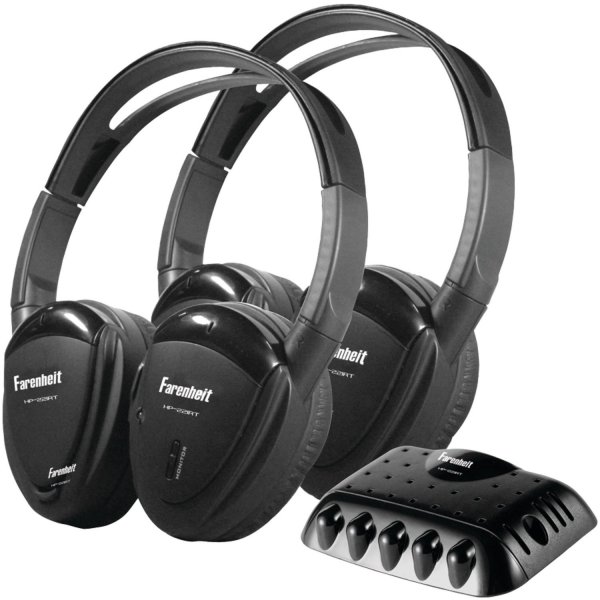 Farenheit HP22IRT HEADPHONES SWIVEL EARPAD *PR* 1 CH. IR W/TRANSMITTER