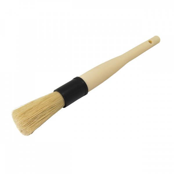 Chemical Guys Boars Hair Detailing Brush - Gentle Scratch-Free Cleaning for Wheels, Grilles, Emblems, and Interior Surfaces - Versatile Multi-Purpose Auto Detailing Brush for Deep Cleaning - Acc_S90