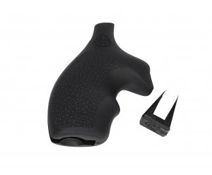 Hogue 60100H S&W J Frame Round Butt Nylon Monogrip Black