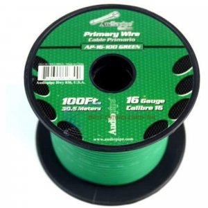 Audiopipe AP16100GR 16 gauge 100ft Green primary wire