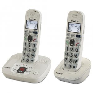 Clarity D712C DECT 6.0 Amplified Phone w/Answering Machine & Expandable Handset