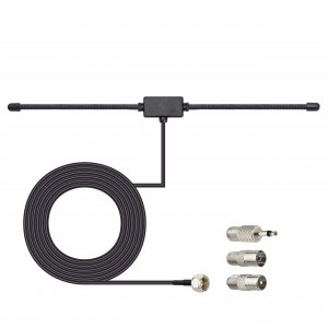 Bingfu FM Radio Dipole Antenna for Stereo Receiver Indoor Pioneer Onkyo Yamaha Marantz Bose Wave Music System Home FM Radio AV Audio Video Home Theater Receiver