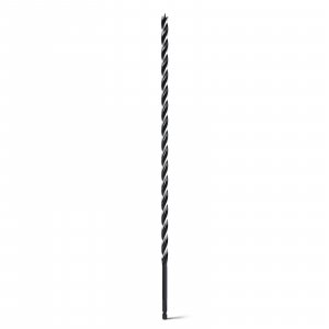 WOBLLMX 3/8"x 18" Auger Drill Bit for Soft and Hard Wood,1/4" Hex Shank